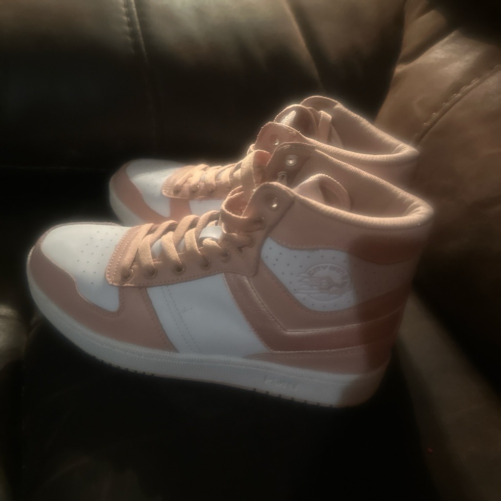 Pony Pink and White Athletic Shoes